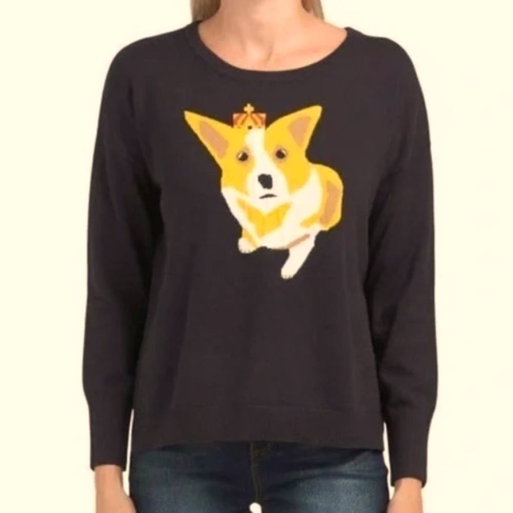 French Connection Corgi Sweater in Black Size S